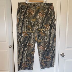 Carhartt Camo Pants Mens 44x30 Brown Dungaree Fit Realtree B158 CMO Hunting